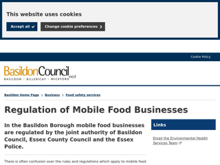 Screenshot for https://www.basildon.gov.uk/article/2024/Regulation-of-Mobile-Food-Businesses