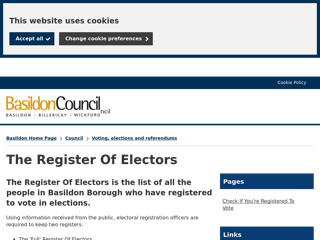 Screenshot for https://www.basildon.gov.uk/article/6561/The-Register-Of-Electors