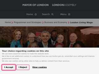Screenshot for https://www.london.gov.uk/programmes-strategies/business-and-economy/london-living-wage