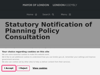 Screenshot for https://www.london.gov.uk/programmes-strategies/planning/statutory-notification-planning-policy-consultation