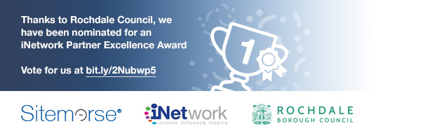 Sitemorse have been nominated for an iNetwork Partner Excellence Award