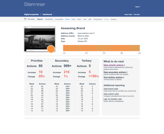accessibility summary view