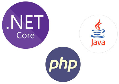 Java, PHP and .Net